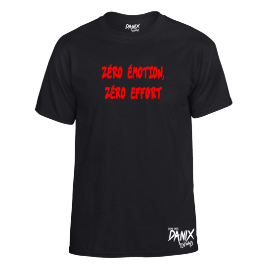 Tshirt Zéro émotion zéro effort